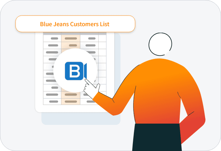 Definition of Blue Jeans Customers List
