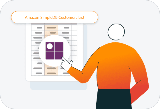 Definition of Amazon SimpleDB Customers List