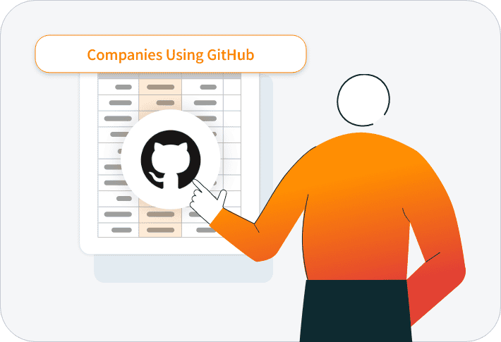 Definition of Email List of Companies Using GitHub