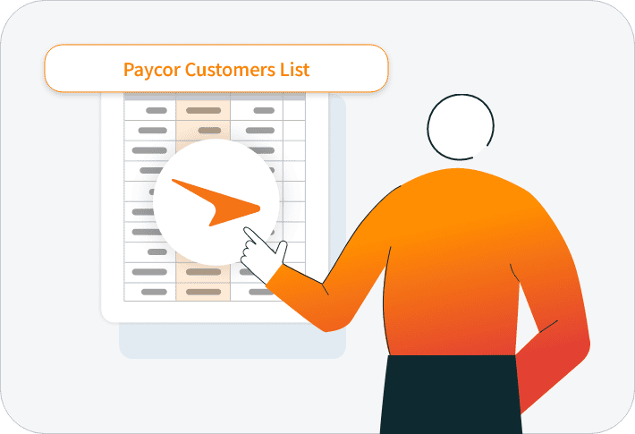 Definition of Paycor Customers List